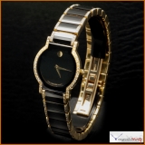 Movado, Lady's "Museum Watch" Case & Bracelet with Diamonds , Sa